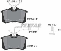 TEXTAR Sada brzdových platničiek kotúčovej brzdy TEXTAR 2421101 (2421101)