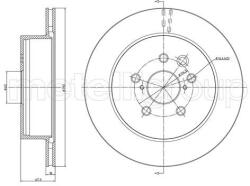 METELLI Brzdový kotúč METELLI 23-1541C (23-1541C)