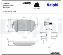 DELPHI Klocki Ham. Tyl (lp2209)