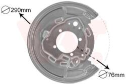 VAN WEZEL Ochranný plech proti rozstreku, Brzdový kotúč VAN WEZEL 5307374 (5307374)