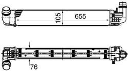 MAHLE Chladič plniaceho vzduchu MAHLE CI 496 000S (CI 496 000S)