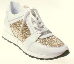 Simen 2808A Fehér-arany Félcipő 40-ES Méret (2808A)