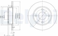 DELPHI Tarcza Ham. Ford Fiesta Iv (bg3055)