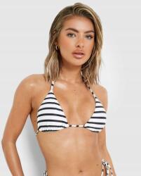 Boohoo Bikini Felső Csíkos Kontraszt NG2 yga L