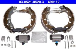 ATE Sada brzdových čeľustí ATE 03.0521-0520.3 (03.0521-0520.3)