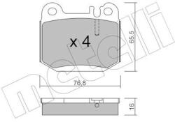 METELLI Sada brzdových platničiek kotúčovej brzdy METELLI 22-0564-0 (22-0564-0)