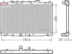 DENSO Chladič motora DENSO DRM40054 (DRM40054)