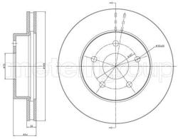 METELLI Brzdový kotúč METELLI 23-0696C (23-0696C)