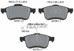 TEXTAR Sada brzdových platničiek kotúčovej brzdy TEXTAR 2472701 (2472701)