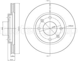 METELLI Brzdový kotúč METELLI 23-0238 (23-0238)