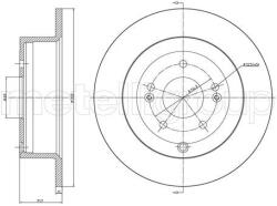 METELLI Brzdový kotúč METELLI 23-1143C (23-1143C)