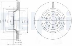 DELPHI Brzdový kotúč DELPHI BG3975 (BG3975)