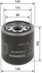 Bosch Patróna vysúšača vzduchu, pneumatický systém BOSCH 0 986 628 250 (0 986 628 250)