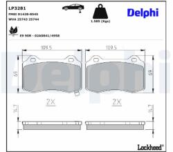 DELPHI Klocki Ham. Tyl Jeep Cherokee Iv 10- (lp3281)
