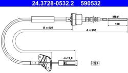 ATE Lanko ovládania spojky ATE 24.3728-0532.2 (24.3728-0532.2)