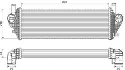 VALEO Chladič plniaceho vzduchu VALEO 822903 (822903)