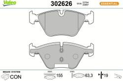 VALEO Sada brzdových platničiek kotúčovej brzdy VALEO 302626 (302626)