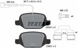TEXTAR Sada brzdových platničiek kotúčovej brzdy TEXTAR 2534701 (2534701)