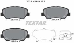 TEXTAR Sada brzdových platničiek kotúčovej brzdy TEXTAR 2570801 (2570801)