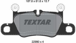 TEXTAR Sada brzdových platničiek kotúčovej brzdy TEXTAR 2299001 (2299001)