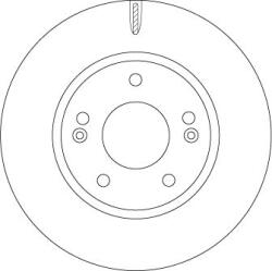 TRW Brzdový kotúč TRW DF6936 (DF6936)