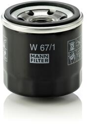 Mann-filter Olejový filter MANN-FILTER W 67/1 (W 67/1)