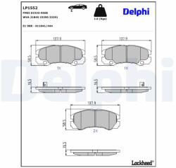 DELPHI Klocki Ham. Opel Fronera B (lp1552)