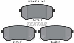 TEXTAR Sada brzdových platničiek kotúčovej brzdy TEXTAR 2427601 (2427601)