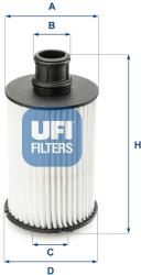 UFI Olejový filter UFI 25.073. 02 (25.073.02)
