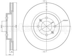 METELLI Brzdový kotúč METELLI 23-1365C (23-1365C)