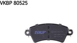 SKF Sada brzdových platničiek kotúčovej brzdy SKF VKBP 80525 (VKBP 80525)