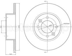 METELLI Brzdový kotúč METELLI 23-0218 (23-0218)