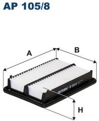 FILTRON Vzduchový filter FILTRON AP 105/8 (AP 105/8)