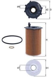 MAHLE Filtr Oleju Hyundai (ox 417d)