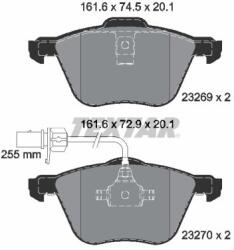 TEXTAR Sada brzdových platničiek kotúčovej brzdy TEXTAR 2326903 (2326903)
