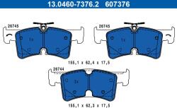 ATE Sada brzdových platničiek kotúčovej brzdy ATE 13.0460-7376.2 (13.0460-7376.2)