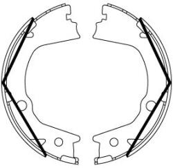 TRW Sada brzd. čeľustí parkov. brzdy TRW GS8859 (GS8859)