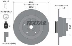 TEXTAR Brzdový kotúč TEXTAR 92269603 (92269603)
