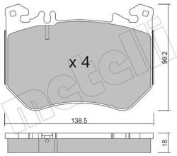 METELLI Sada brzdových platničiek kotúčovej brzdy METELLI 22-1311-1 (22-1311-1)