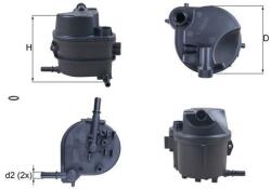 MAHLE Filtr Paliwa Citroen Ford Mazda Peugeot (kl 777d)