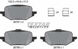 TEXTAR Sada brzdových platničiek kotúčovej brzdy TEXTAR 2679701 (2679701)