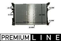 MAHLE Chladič motora MAHLE CR 2170 000P (CR 2170 000P)