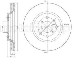METELLI Brzdový kotúč METELLI 23-1257C (23-1257C)