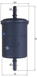 MAHLE Filtr Paliwa Citroen Opel (kl 248)