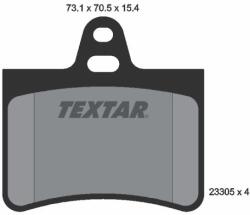 TEXTAR Sada brzdových platničiek kotúčovej brzdy TEXTAR 2330501 (2330501)