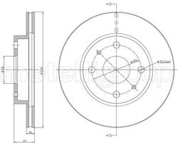 METELLI Brzdový kotúč METELLI 23-1138C (23-1138C)