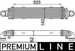 MAHLE Intercooler Behr Premium Line (ci 357 000p)