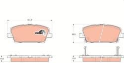 TRW Sada brzdových platničiek kotúčovej brzdy TRW GDB3407 (GDB3407)