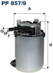 FILTRON Palivový filter FILTRON PP 857/9 (PP 857/9)