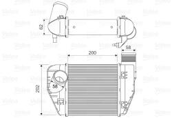 VALEO Chladič plniaceho vzduchu VALEO 818326 (818326)